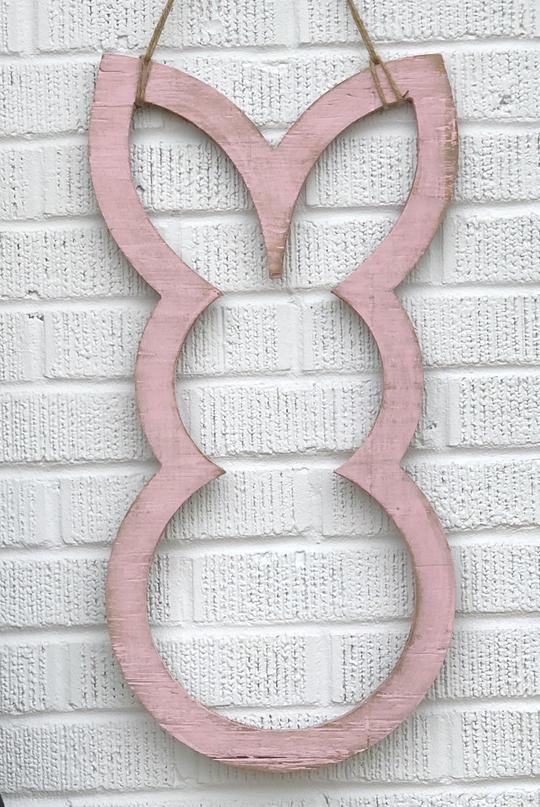 Wooden Bunny Door Hanger